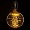 GloboStar® 99211 Λάμπα LED MTX Diode HP E27 G150 PUMPKIN Γλόμπος 1.6W 140lm 360° AC 220-240V IP20 Φ15 x Υ19cm Ultra Θερμό Λευκό 2200K με Μελί Γυαλί - Dimmable - 3 Years Warranty