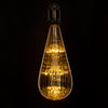 GloboStar® 99212 Λάμπα LED MTX Diode HP E27 BT125 BOMBSHELL Γλόμπος 1.8W 158lm 360° AC 220-240V IP20 Φ12.5 x Υ29cm Ultra Θερμό Λευκό 2200K με Μελί Γυαλί - Dimmable - 3 Years Warranty