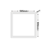 NETTO LED PANEL 40W 595X595X50mm 3000K 3450Lm 230V AC Ra80