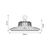 ^LED HIGH BAY BHIGH DIM1-10 100W 17.000LM 5000K 90° 230V AC IP66 Ra>80 50.000HRS