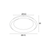 ^ΟΡΟΦΗΣ Φ/Σ LED 48W 3000K 4610LM ΛΕΥΚΟ ΜΕΤΑΛΛΙΚΟ D61XH8,5CM DIANA