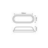 LED PC WHITE WALL LUMINAIRE 230V AC IP65 10W 930lm 4000K 110° Ra80