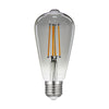 LED FILAMENT E27 ST64 SMOKY 8W 2700K 230V AC 550LM RA80