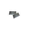 METAL CAPS FOR PROFILE DOPPIO P64 - SET 2PCS WITHOUT HOLE