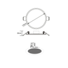 FLEXI W ROUND LED SLIMPANEL 9W 6000K 720Lm 230V Φ50-100 120°