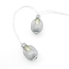 ^ ΥΠΟ ΚΑΤΑΡΓ 'METAL PINAPPLE' 10LED ΛΑΜΠΑΚ ΣΕΙΡΑ ΜΠΑΤ(3xAA) & TIMER WW ΑΣΗΜΙ ΜΕΤΑΛ