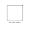 CEILING ALUM FRAME 60x60x6.5cm FOR OTIS*N, ROVE, DEBA & TREGO LED PANELS (WITH SCREWS)