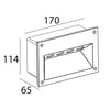 NETTO DOWN 4X1W P.LED IP65