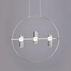 ^ΚΡΕΜΑΣΤΟ Φ/Σ LED2835 12W ΧΡΩΜΙΟ ΑΛΟΥΜΙΝΙΟ 3000Κ 1080LM D53XH173CM IONIAN