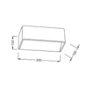 ΕΠΙΤΟΙΧ. LED ΑΠ ΞΥΛΟΥ UPDOWN PARALLEL 2X3W 230V 3000K 30000h NEPHELE