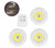 Φωτιστικά Νυκτός Μπαταρίας LED COB 6W 600lm με Timer & Ασύρματο Χειριστήριο RF - ΣΕΤ 3 Τεμαχίων Ψυχρό Λευκό 6000K