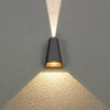 ^LED COB WALL LUMINAIRE 6W 425LM  30° & 120°  230VAC 3.000K DARK GREY CRI80 IP54 30.000HRS