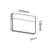 ^LED SMD WALL LUMINAIRE 13W 650LM 120° 230V AC 3.000K DARK GREY CRI80 IP65 30.000HRS