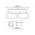 ^LED SMD WALL LUMINAIRE 13W 630LM 100° 230V AC 3.000K DARK GREY CRI80 IP54 30.000HRS