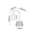 ^LED SMD WALL LUMINAIRE 10W 400LM 85° 230V AC 3.000K DARK GREY CRI80 IP54 30.000HRS