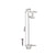 ^GU10 POST LUMINAIRE 230V AC DARK GREY IP65 MAX.20W WITH SPIKE AND BASE