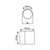^GU10 WALL LUMINAIRE 230V AC MATT WHITE IP65 MAX.35W