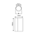 ^GU10 WALL LUMINAIRE 230V AC DARK GREY IP65 MAX.2X35W