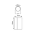 ^GU10 WALL LUMINAIRE 230V AC MATT WHITE IP65 MAX.2X35W