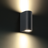 ^LED HP WALL LUMINAIRE 9W 430LM 40° 230V AC 3.000K DARK GREY CRI80 IP65 30.000HRS