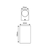 ^GU10 WALL LUMINAIRE 230V AC GOLDEN BLACK IP65 MAX.2X35W