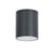^GU10  ROUND CEILING LUMINAIRE 230V AC DARK GREY IP65 GU10 MAX.35W