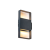 ^LED SMD WALL LUMINAIRE 8W 320LM 120° 230V AC 3.000K DARK GREY CRI80 IP54 30.000HRS