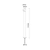 ^LED COB POST LUMINAIRE & SPIKE 5W 240LM 50° 230V AC 3.000K DARK GREY CRI80 IP65 30.000HRS