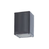 ^E27 PAR30 SQUARE CEILING LUMINAIRE 230V AC DARK GREY IP65 MAX.35W