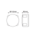 ^LED HP WALL LUMINAIRE 5W 170LM 15° 230V AC 3.000K DARK GREY CRI80 IP54 30.000HRS