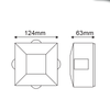 ^LED HP WALL LUMINAIRE 5W 170LM 15° 230V AC 3.000K DARK GREY CRI80 IP54 30.000HRS