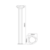 ^LED SMD POST LUMINAIRE 7W 520LM 330° 230V AC 3.000K DARK GREY CRI80 IP54 30.000HRS