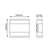 ^LED SMD WALL LUMINAIRE 9W 480LM 110° 230V AC 3.000K DARK GREY CRI80 IP54 30.000HRS