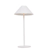 ^LED SMD TABLE BATTERY LUMINAIRE 3W 140LM  3.000K MATT WHITE 270°  CRI80 IP54