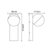 ^LED SMD WALL LUMINAIRE 10W 580LM 110° 230V AC 3.000K DARK GREY CRI80 IP54 30.000HRS