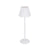 ^LED SMD TABLE BATTERY LUMINAIRE 3W 140LM  3.000K SAND WHITE 120°  CRI80 IP54