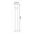 ^E27 POST LUMINAIRE 230V AC DARK GREY IP54 MAX.40W