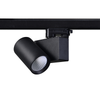 BLACK LED TRACK LUMINAIRE 20W 3000K 3-PHASE 38° 2000LM 230V AC Ra80