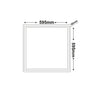 NETTO LED PANEL 50W 595X595X50mm 3000K 4250Lm 230V AC Ra80