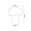 ^LED SMD POST LUMINAIRE 10W 850LM 230V AC 3.000K RA80 IP65 30.000HRS BLACK CEMENT