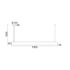 ^ ΥΠΟ ΚΑΤΑΡΓΗΣΗ ΚΡΕΜΑΣΤΟ Φ/Σ LED 15W ΞΥΛΟ 3000K 1440LM 4X120XH160CM WOODY