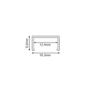 PLO ALUMINUM PROFILE 2m/pc