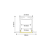 GENO ALUMINUM PROFILE P171 WITH OPAL PC DIFFUSER 2m/pc