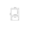 MILO ALUMINUM PROFILE WITH OPAL COVER 3m/pc