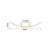 2WING ALUMINUM PROFILE WITH OPAL PC DIFFUSER 2m/pc
