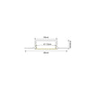 TEXA ALUMINUM PROFILE WITH OPAL PC DIFFUSER 2m/pc