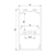 AISH BLACK ALUMINUM PROFILE WITH OPAL COVER 2.5m/pc