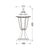 6S PLASTIC FLOOR GARDEN RUST LUMINAIRE 41CM E27 IP44