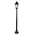 6S PLASTIC FLOOR GARDEN BLACK LUMINAIRE 100CM E27 IP44