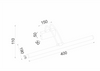 ^ΕΠΙΤΟΙΧΟ Φ/Σ LED 8W 3000K 520LM ΧΡΩΜΙΟ ΑΝΟΞ.ΑΤΣΑΛΙ IP44 40X12X19CM  ARIA